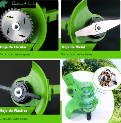 🌿 Podadora Eléctrica Multiusos — Corta Ramas, Césped y Arbustos sin Esfuerzo