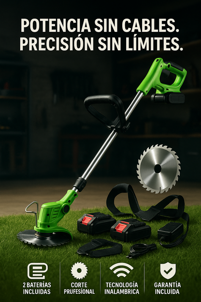 🌿 Podadora Eléctrica Multiusos — Corta Ramas, Césped y Arbustos sin Esfuerzo